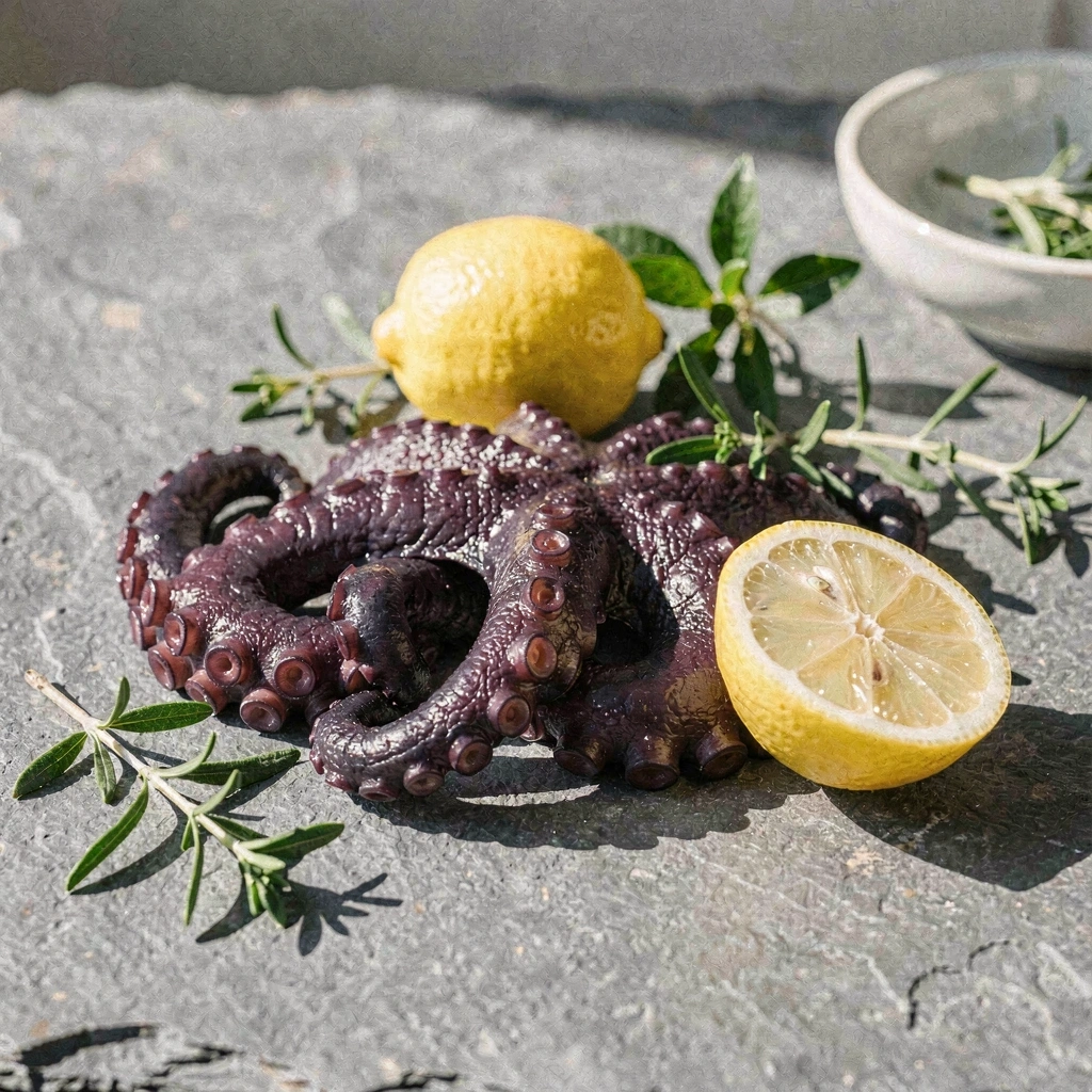 Productos del mar Mediterráneo